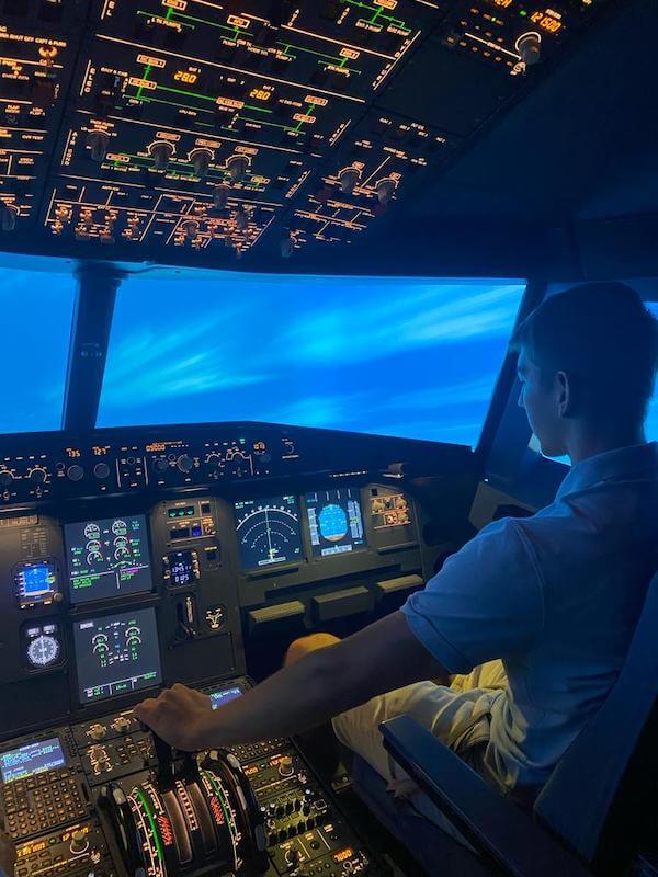 A320 simulátor Godollo september 2023