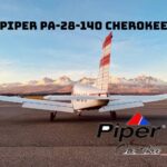 Piper PA-28-160 Cherokee with logo