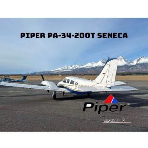Piper PA-34-200T Seneca with logo